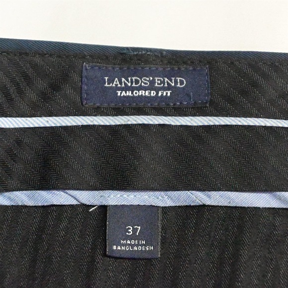 Lands End 37 x 34 Navy Blue Tailored Fit Chino‎ Pants - Picture 3 of 7
